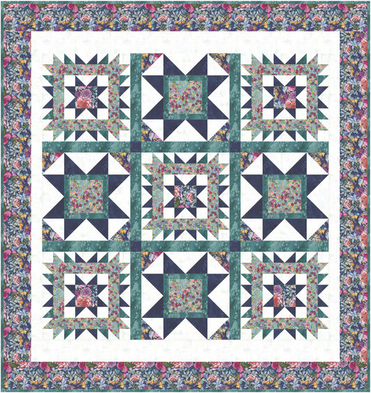 KIT- Five Fabric Favorites Quilt 4 Kit