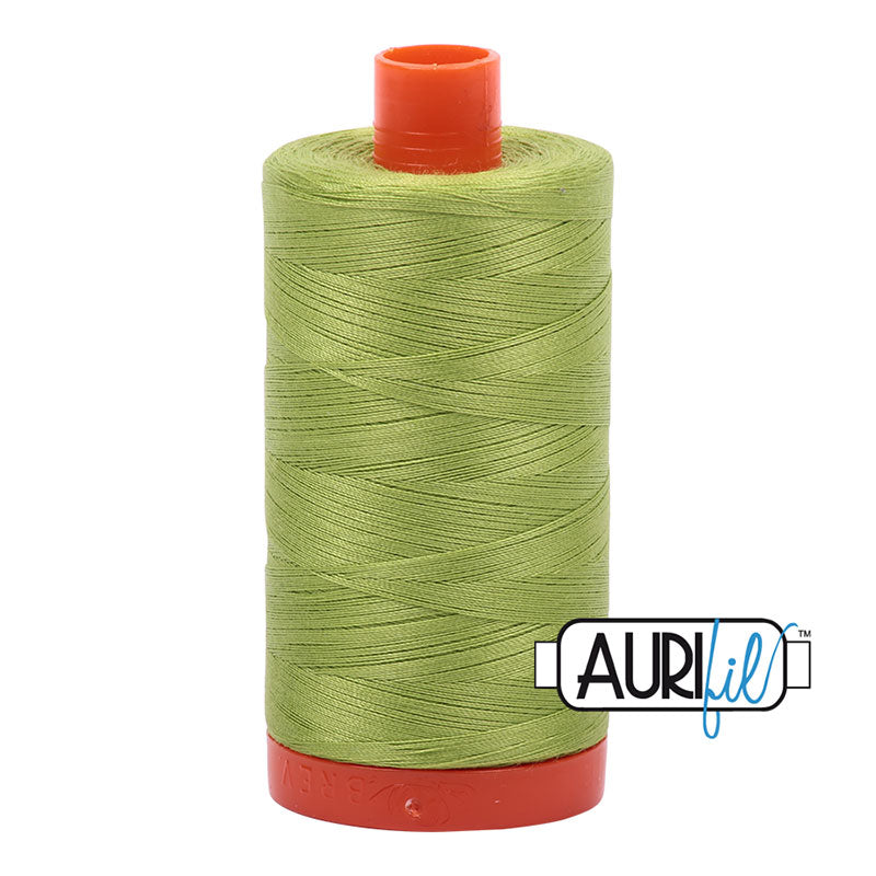 Cotton Mako Thread 50wt 1300m (Color: 1231 Spring Green)