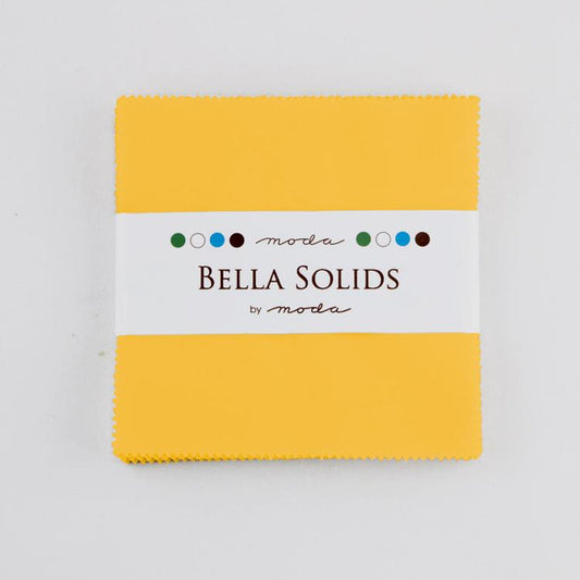 CP- Moda- Bella Solids Charm Pack Yellow