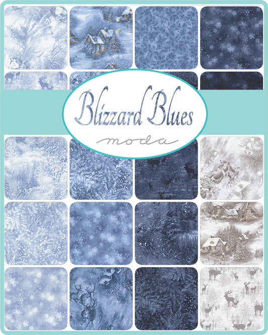 QB- Moda Fabrics- Blizzard Blues