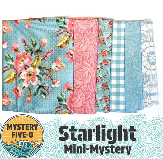 Mystery Five-0 Lavender Lime Quilts and Design's Starlight (6) Fat Quarter Bundle #2