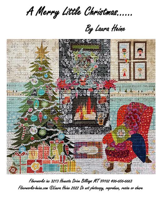 A Merry Little Christmas Collage Pattern by Larua Heine