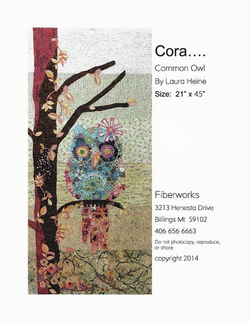 Cora...Common Owl Collage Pattern