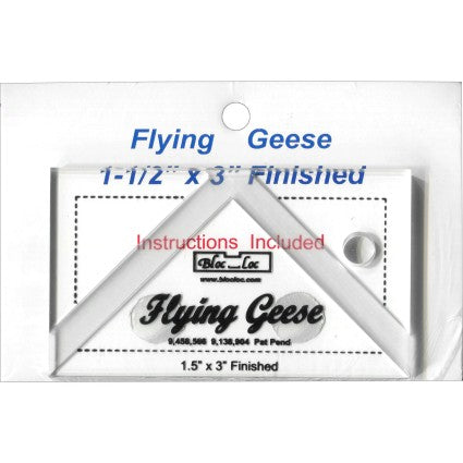 Flying Geese Ruler (1 1/2” x 3”)