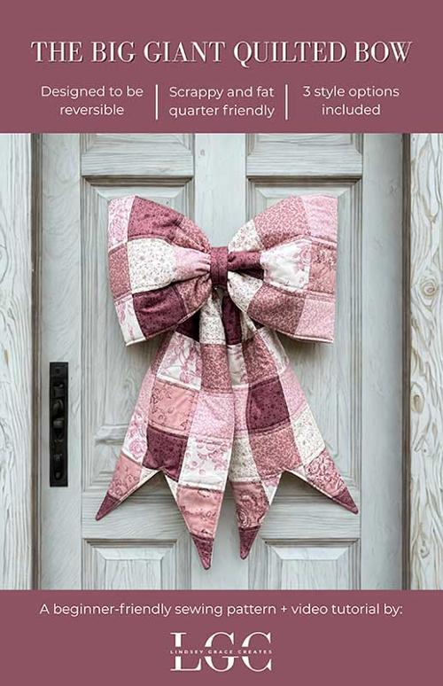 The Big Giant Quilted Bow LGC TBGQB Lindsey Grace
