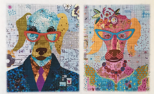 Teeny TIny Pattern Group #8 Collage Pattern by Laura Heine