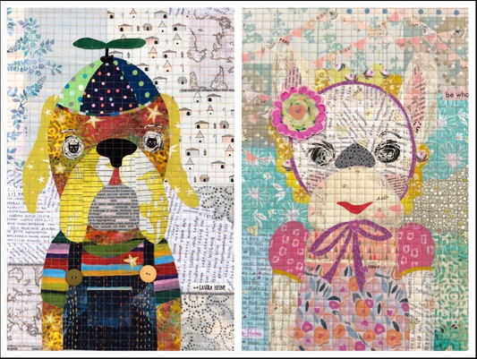 Teeny Tiny Pattern Group #9 Collage Pattern by Laura Heine