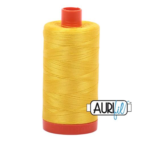 Cotton Mako Thread 50wt 1300m (Color: 2120 Canary)