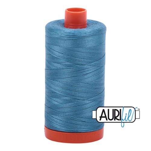 Cotton Mako Thread 50wt 1300m (Color: 2815 Teal)