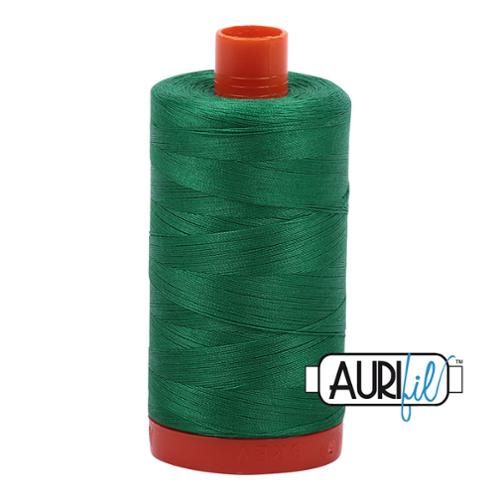 Cotton Mako Thread 50wt 1300m (Color: 2870 Green)