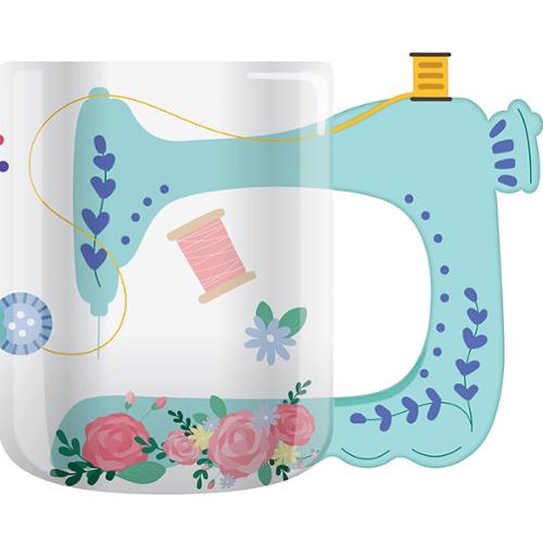 Sewing Machine Mug 13.5oz