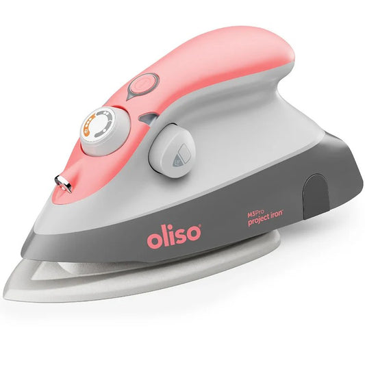 Oliso Mini Iron With Trivet Coral