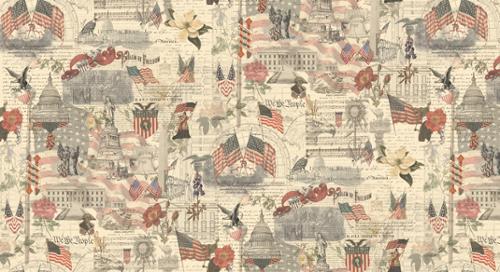 3 Sisters Patriotic Porcelain 44372 11 Moda