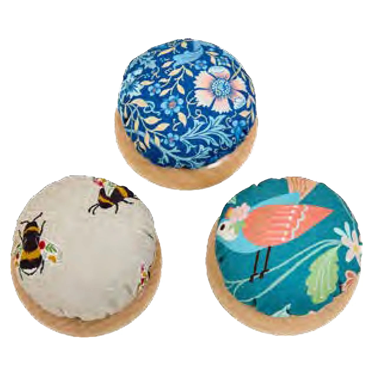 Wooden Base Pincushion