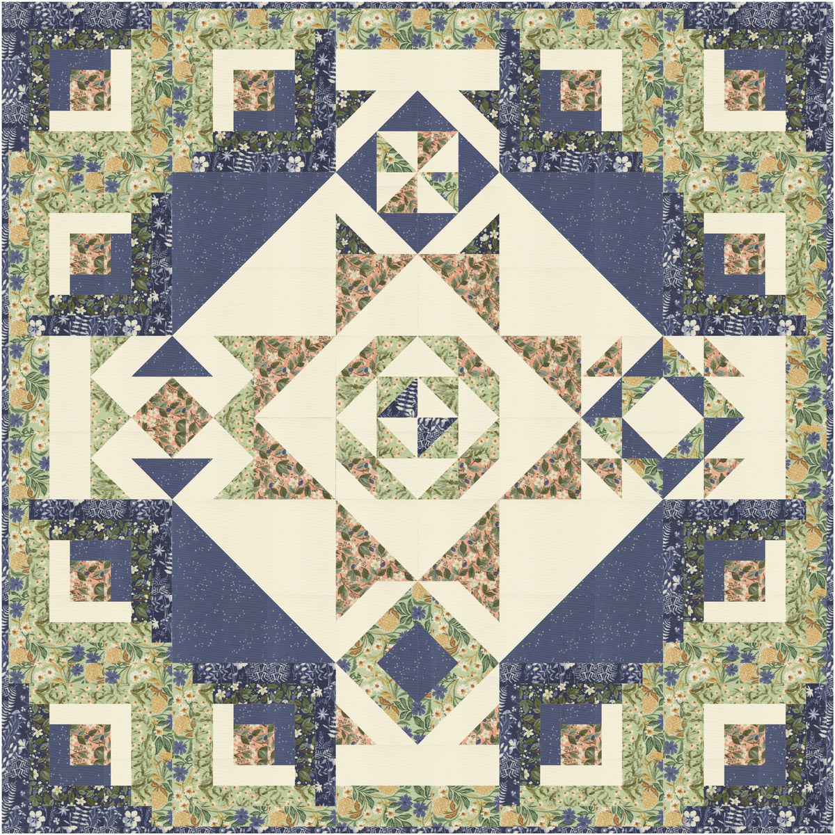 KIT- Take Me Out to the Ballgame Quilt Kit – Brookside by 1 Canoe 2