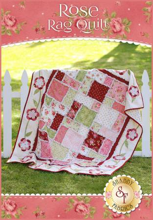 Pattern- Rose Rag Quilt