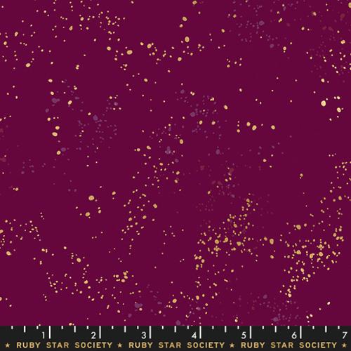 Speckled Metallic Purple Velvet RS5027 73M by Rashida Coleman Hale by Ruby Star Society