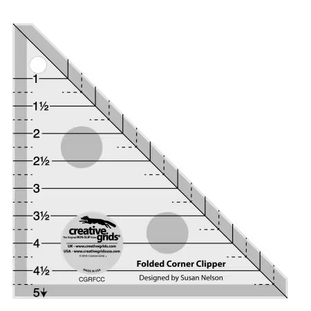 Creative Grids Quilt Ruler Folded Corner Clipper Tool