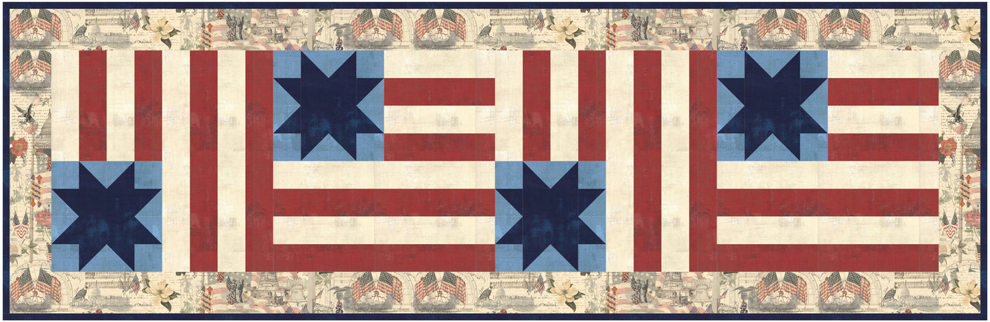 KIT- Patriotic Table Runner Kit