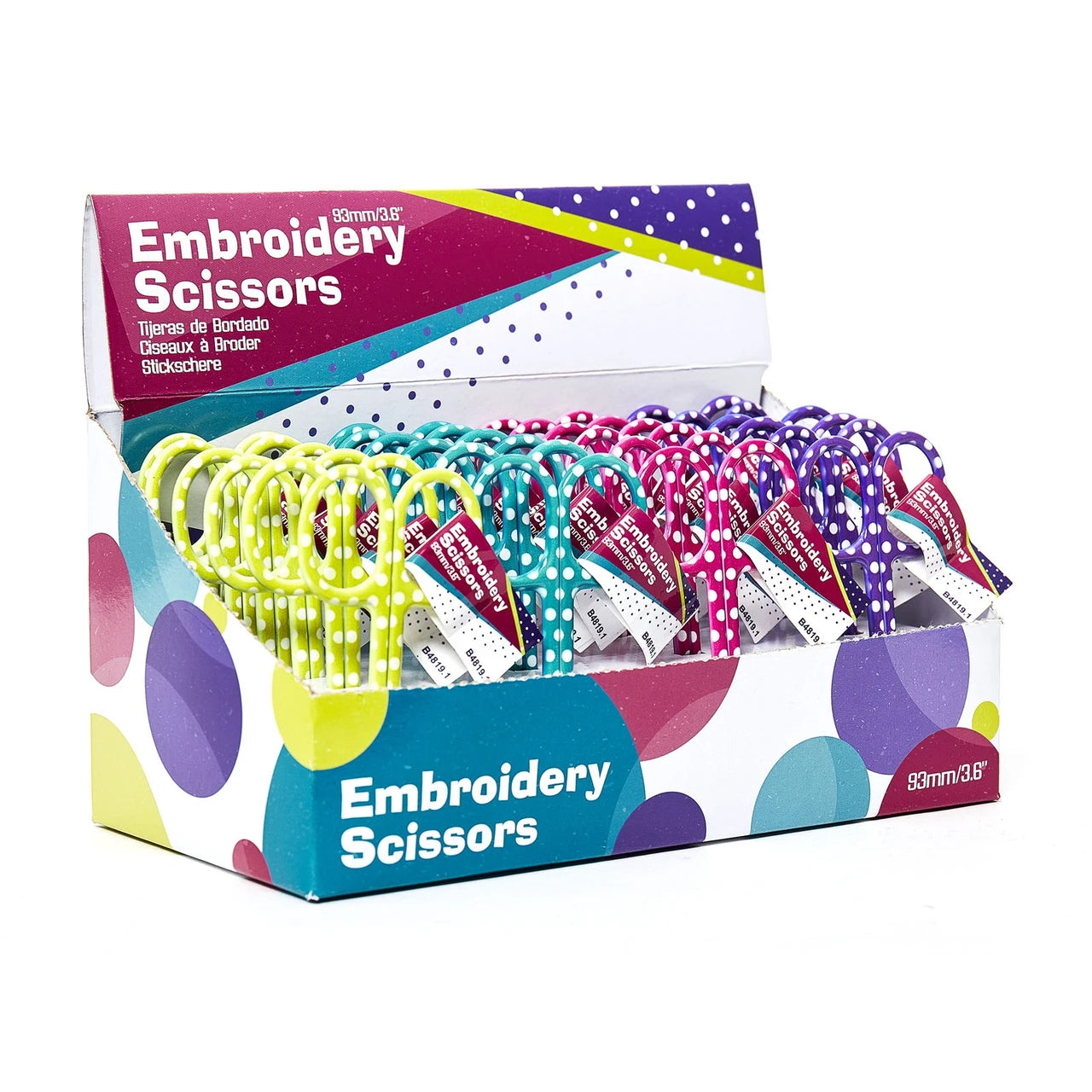 Embroidery Scissors 3-1/2" - Polka Dot