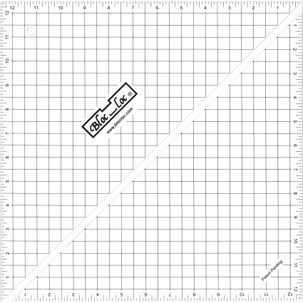 Half-Square Triangle Ruler (12-1/2