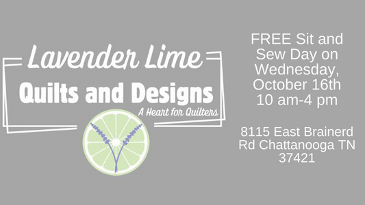 FREE Sit and Sew Day at Lavender Lime