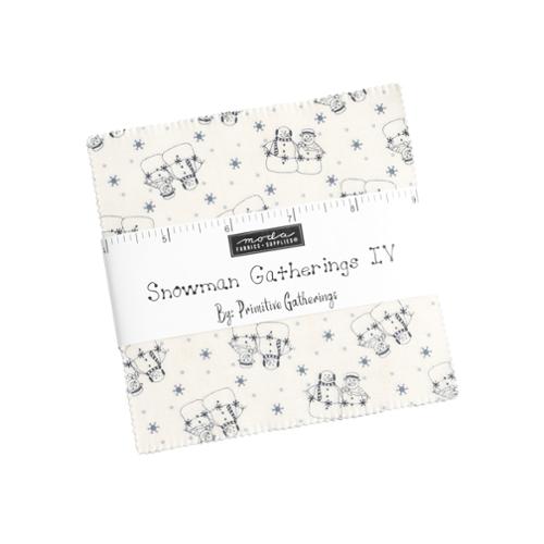 CP- Snowman Gatherings IV Charm Pack 49250PP Moda Precuts