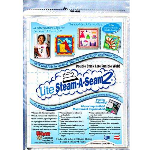 Lite Steam A Seam 2 9"X12" Sheets