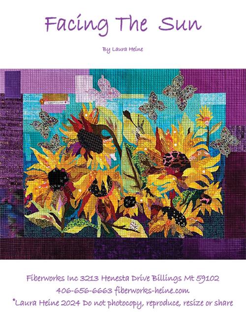 Facing The Sun Collage Pattern by Laura Heine