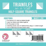 Triangle On A Roll Half Sq 1" ISE H100 Its Sew Emma#1