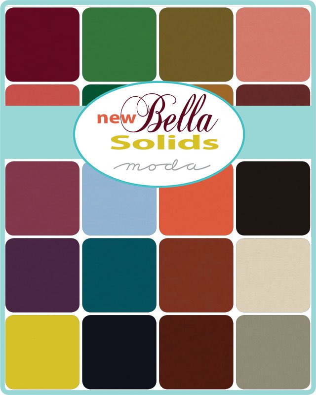 QB- Moda Fabrics- Bella Solids