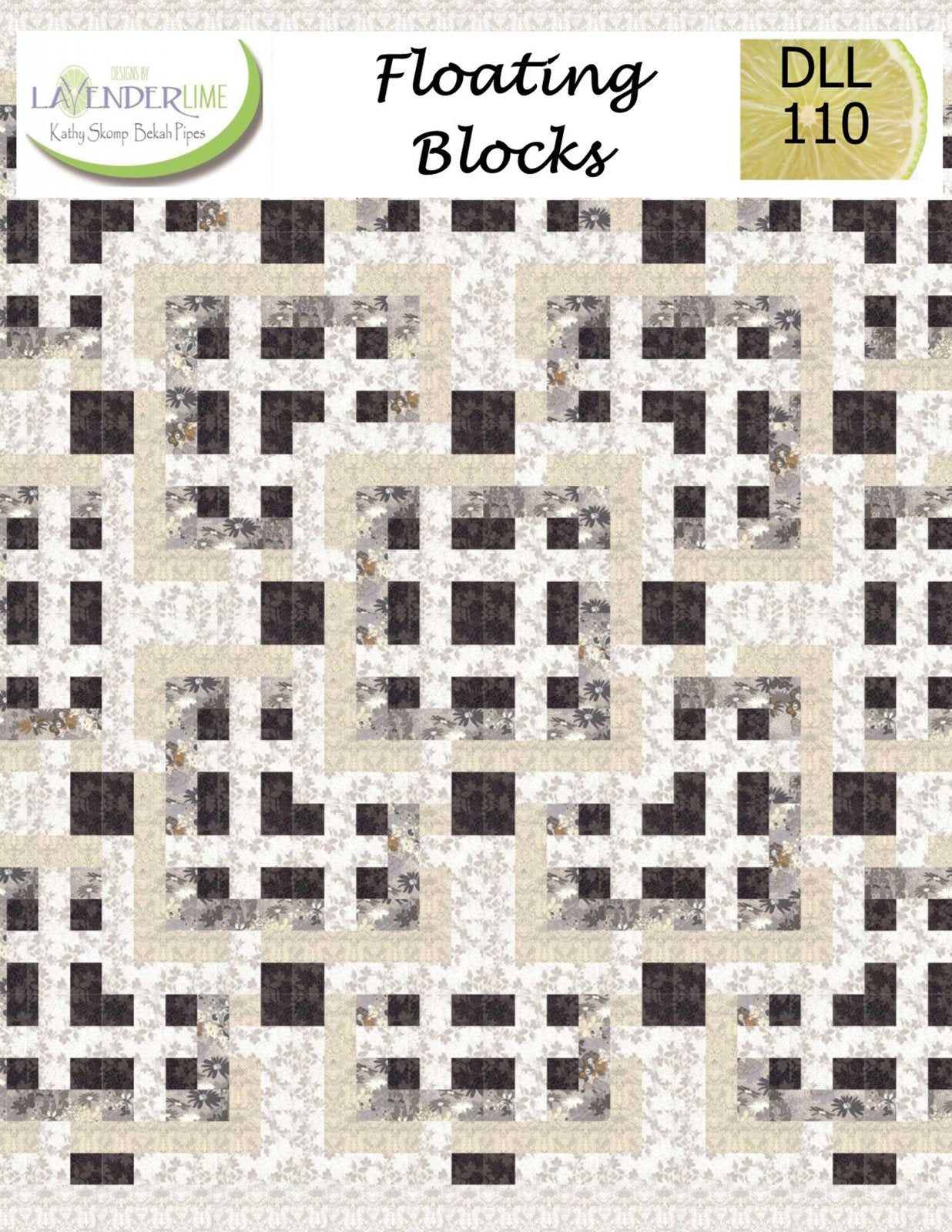 Floating Block Pattern Design BK- Floating Blocks – Lavender Lime Quilts
