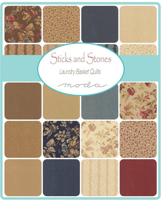 QB- Laundry Basket Quilts- Sticks & Stones Prints